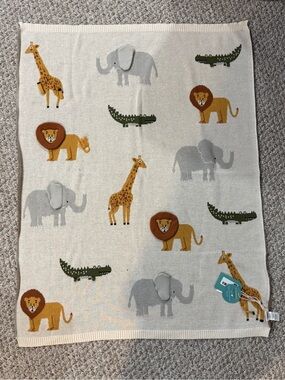 Safari Animals Baby Blanket